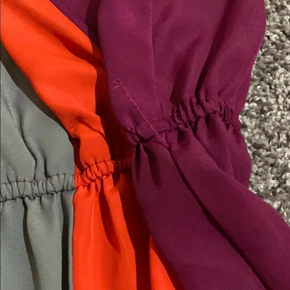 Mossimo Color Block Thin Strap V Neck Dress - Picture 9 of 9